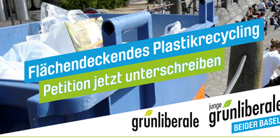 Petition für ein flächendeckendes Recycling von Plastik in Basel 